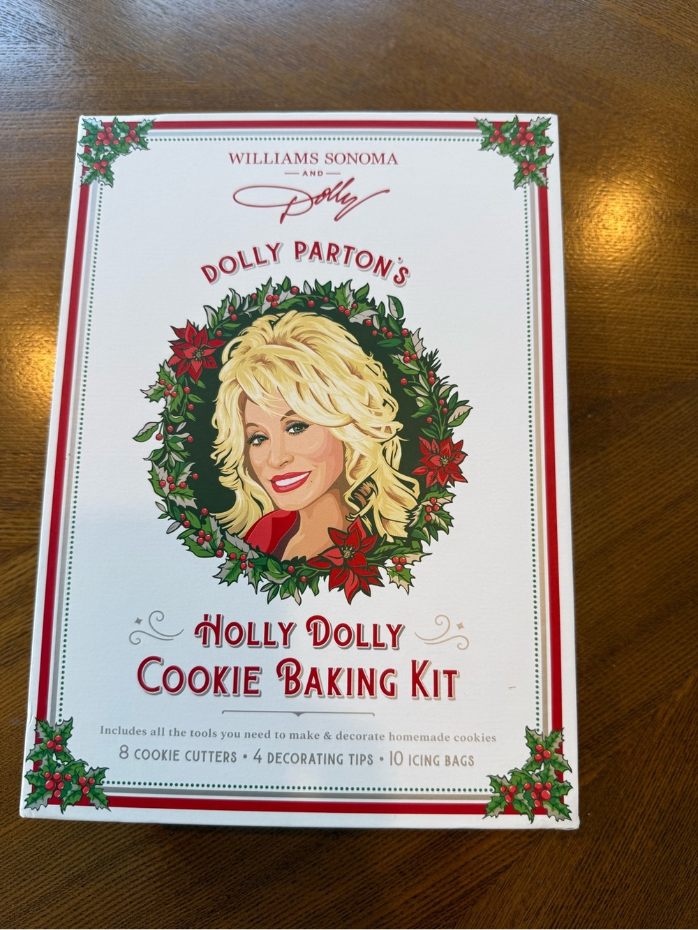 Williams Sonoma Holly Dolly Cookie Baking Kit — White, Red, Green
